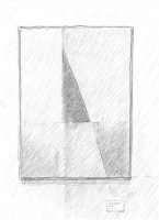 Lothar Rumold: Ein Bild von Michael Schneider, 2017, Bleistift auf Papier, 21 x 14,8 cm
