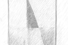 Lothar Rumold: Ein Bild von Michael Schneider, 2017, Bleistift auf Papier, 21 x 14,8 cm