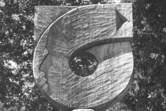 Lothar Rumold: Lebensweg 6 - Janus, 2007, Eiche