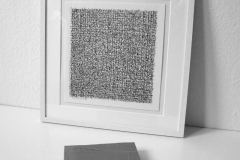 Lothar Rumold: Zitierblatt mit Buchobjekt Adorno, 2011