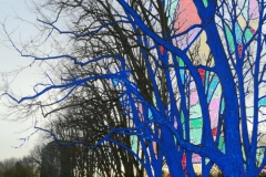 Lothar Rumold: Platanen-Allee, 2018, Tablet-Zeichnung, 41:70
